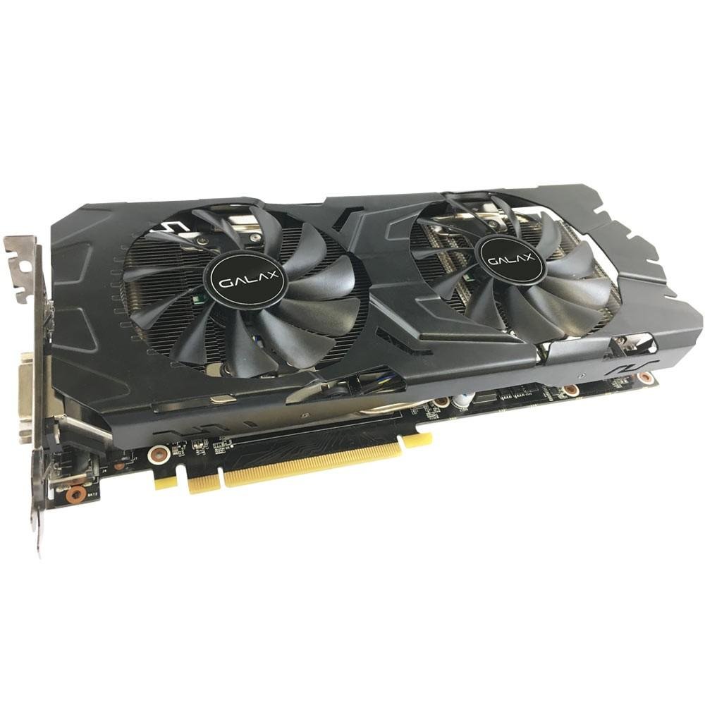 Imagem 2 de 3 do produto Placa de Vídeo VGA Galax NVIDIA GeForce GTX 1080 Entusiasta EXOC 8GB, GDDR5X, 256 Bits - 80NSJ6DHL4EC