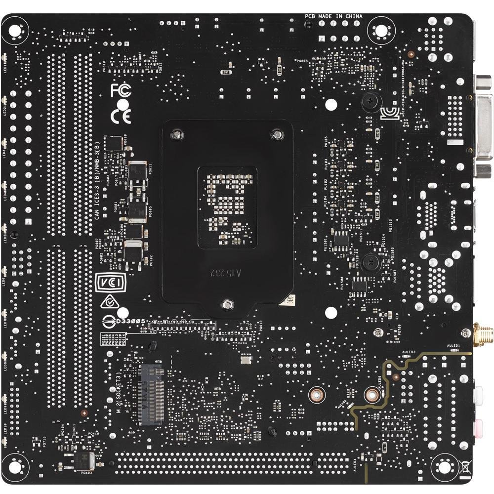 Imagem 3 de 8 do produto Placa-Mãe ASUS p/ Intel LGA 1151 Mini ITX B150I PRO GAMING/WIFI/AURA, 2x DDR4, Wifi, Áudio Supreme FX, Gamers Guardian, DVI/HDMI