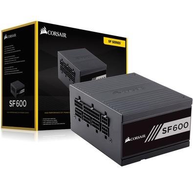 Fonte Corsair 600W SF600 Gold CP-9020105-WW | KaBuM!