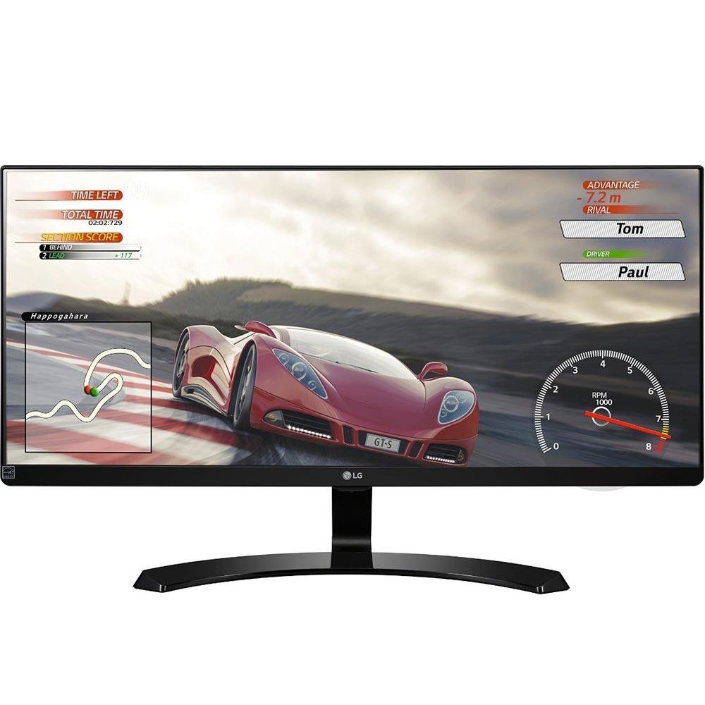Monitor LG LED 29´ Ultrawide, Full HD, IPS, HDMI/Display Port, FreeSync, Som Integrado - 29UM68-P
