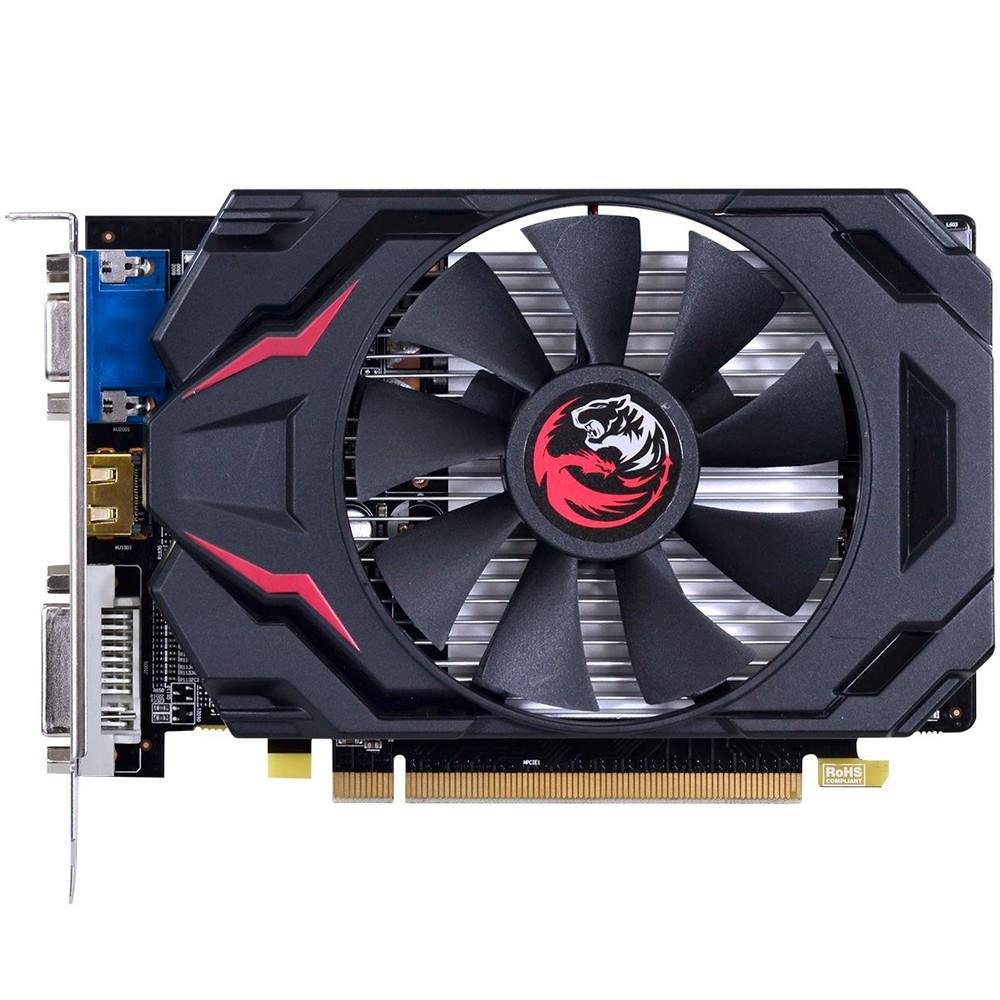 Placa de Vídeo VGA AMD PcYes RADEON HD 6570 2GB DDR3 128Bits OC Edition PS657012802D3