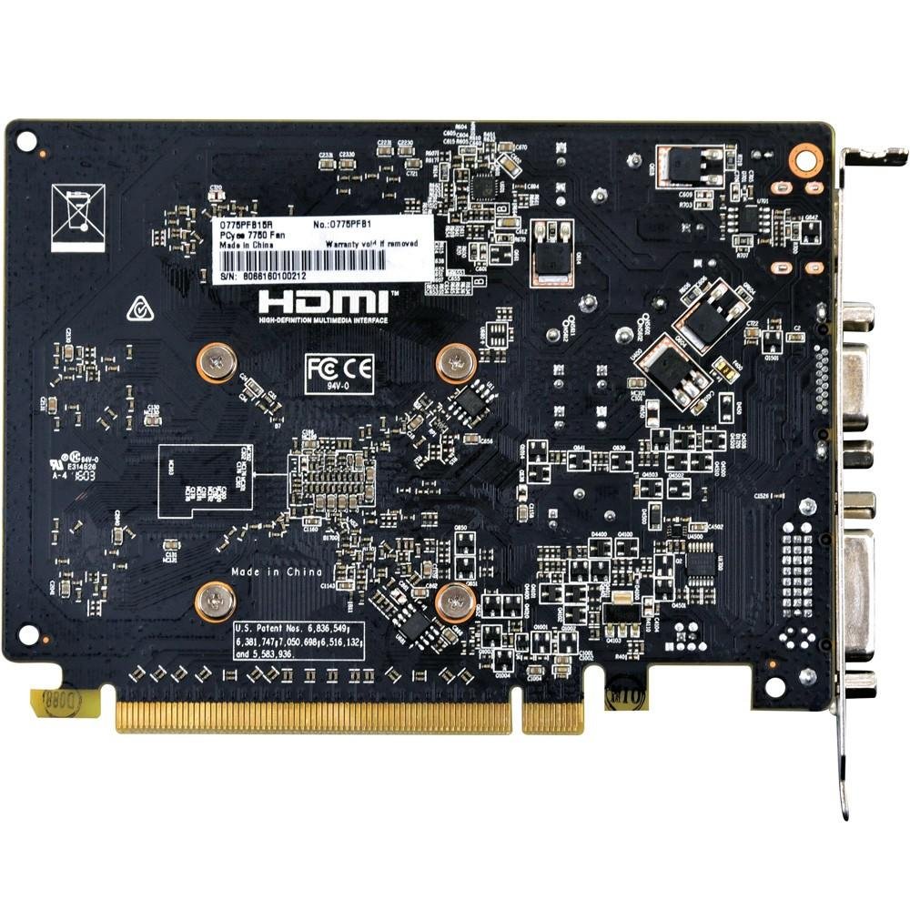 Imagem 7 de 7 do produto Placa de Vídeo VGA AMD PcYes RADEON HD 7750 2GB GDDR5 128Bits O775PFB25R