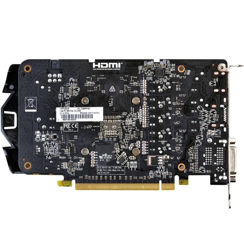 Placa de Vídeo VGA PcYes AMD Radeon R7 360 Hammer OC Edition 2 GB GDDR5 O360PFB2CR