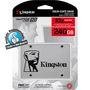 SSD Kingston 2.5´ 240GB UV400 SATA III Leituras: 550MB/s e Gravações: 490MB/s - SUV400S37/240G