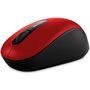 Mouse Sem Fio Microsoft 3600, Bluetooth, Preto e Vermelho - PN700018