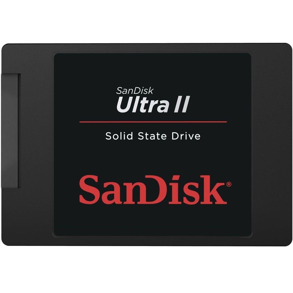 SSD Sandisk Ultra || 2.5´ SATA 3.0 (6 Gb/s) 480GB Leitura: 550MB/s e Gravação: 500MB/s - SDSSDHII-480G-G25 SSD Sandisk Ultra || 2.5´ SATA 3.0 (6 Gb/s) 480GB Leitura: 550MB/s e Gravação: 500MB/s - SDSSDHII-480G-G25