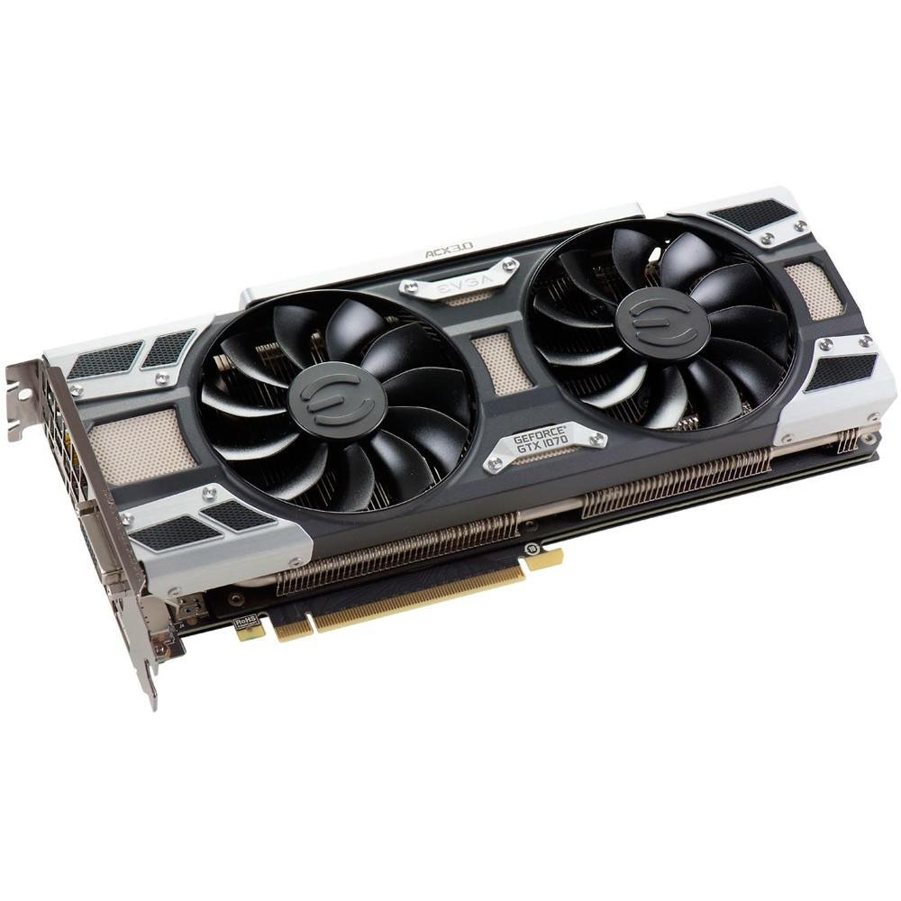 Placa de Vídeo EVGA NVIDIA GeForce GTX 1070 SC Gaming 8GB, GDDR5 - 08G-P4-6173-KR