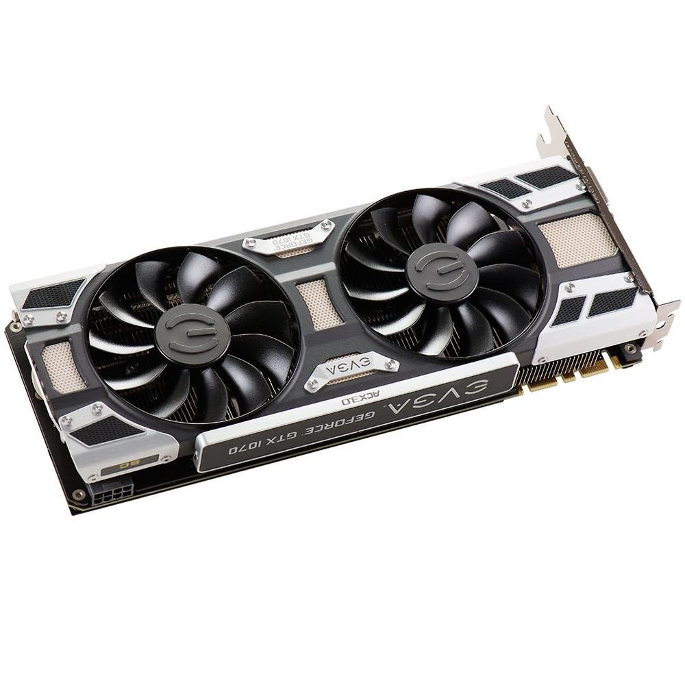 Placa de Vídeo EVGA NVIDIA GeForce GTX 1070 SC Gaming 8GB, GDDR5 - 08G-P4-6173-KR