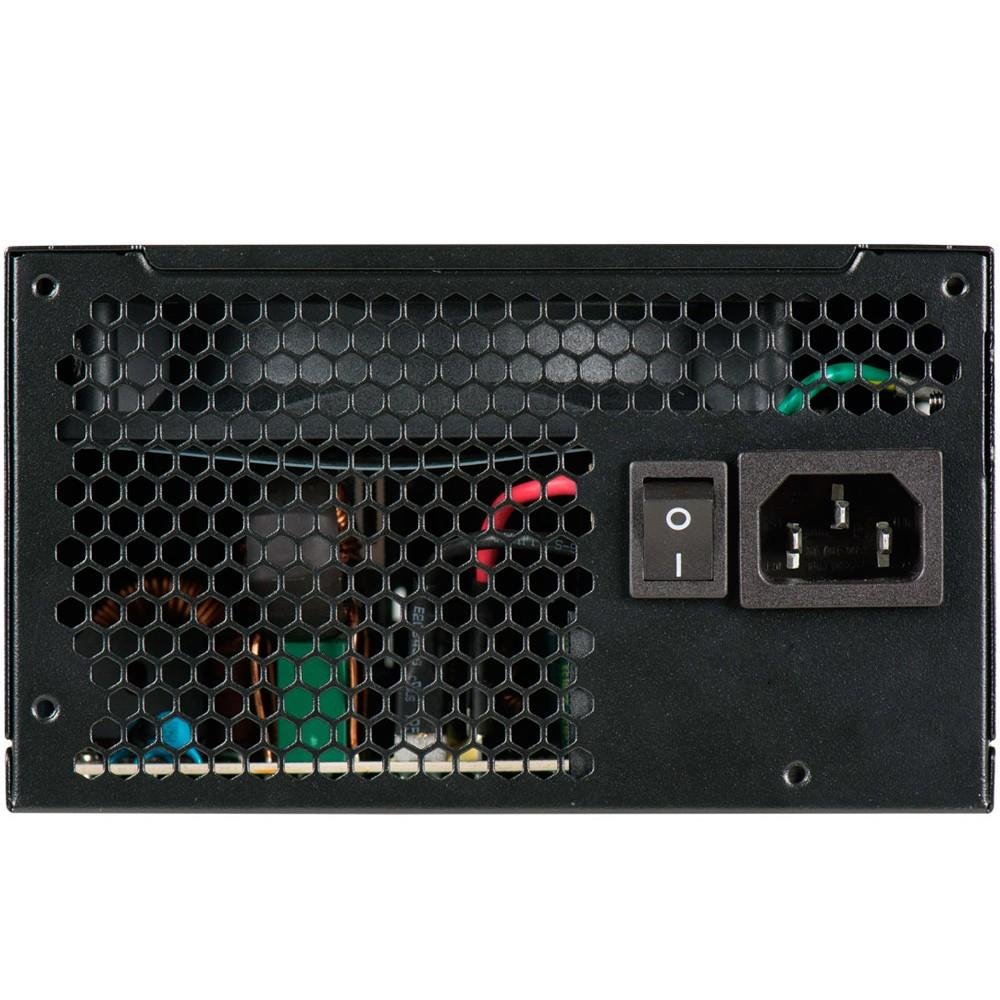 Fonte EVGA, 600W, 80 Plus White, PFC Ativo, Sem Cabo, Preto - 100-W1-0600-K