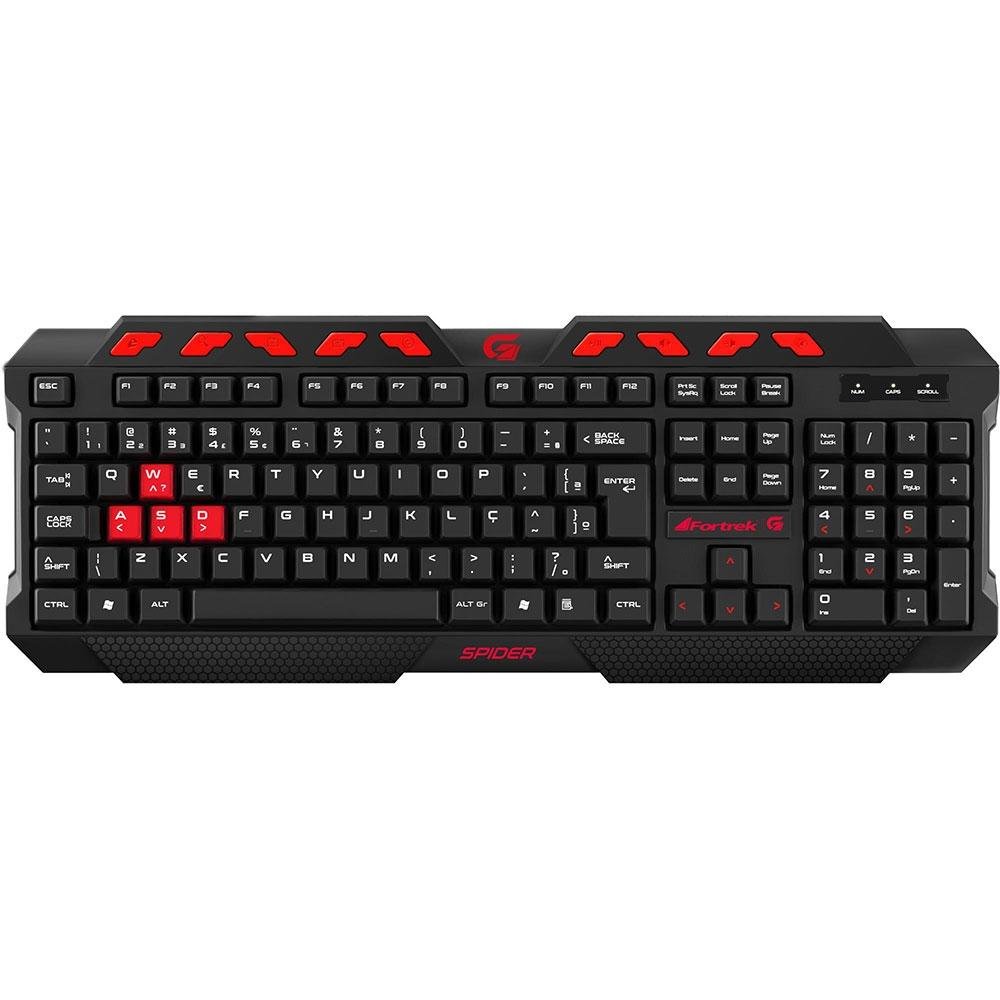 Imagem 2 de 4 do produto Teclado Gamer Fortrek Spider, ABNT2 - GK-704BK 59285