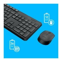 Combo Teclado e Mouse sem fio Logitech MK235 com Conexão USB, Pilhas Inclusas e Layout ABNT2 - 920-007903