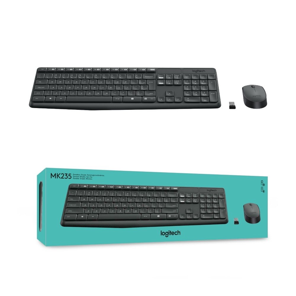Combo Teclado e Mouse sem fio ( Balão.info) MK235 com Conexão USB, Pilhas Inclusas e Layout ( Balão.info) - 920-( Balão.info - foto 6