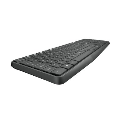 Combo Teclado e Mouse sem fio Logitech MK235 com Conexão USB, Pilhas Inclusas e Layout ABNT2 - 920-007903