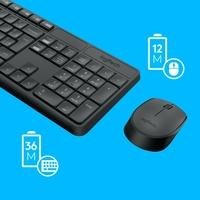 Combo Teclado e Mouse sem fio Logitech MK235 com Conexão USB, Pilhas Inclusas e Layout ABNT2 - 920-007903