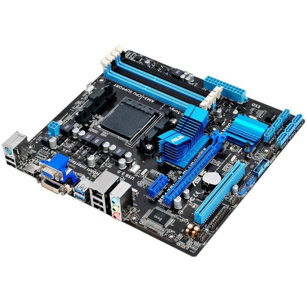 Placa-Mãe ASUS M5A78L-M Plus/USB3, AMD AM3+, mATX, DDR3, Preto Placa-Mãe ASUS M5A78L-M Plus/USB3, AMD AM3+, mATX, DDR3, Preto
