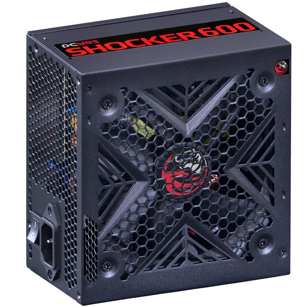 Fonte PCYES 600W 80 Plus White Shocker Fonte PCYES 600W 80 Plus White Shocker