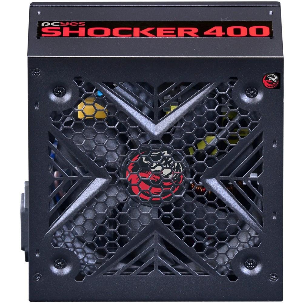 Fonte PCYES 400W 80 Plus White Shocker Fonte PCYES 400W 80 Plus White Shocker