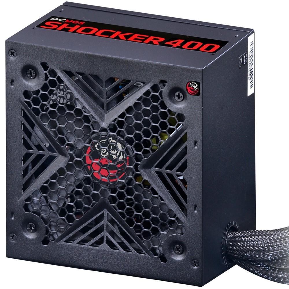 Fonte PCYES 400W 80 Plus White Shocker Fonte PCYES 400W 80 Plus White Shocker