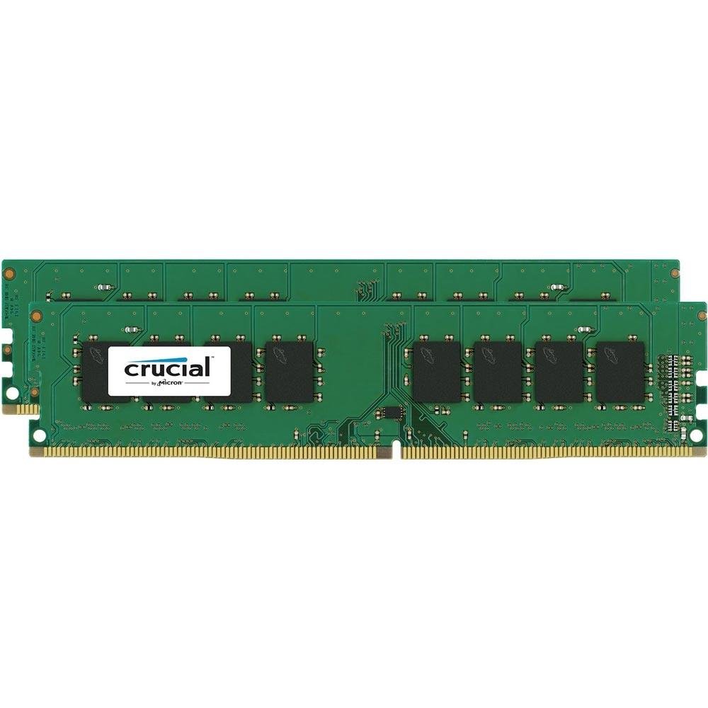 Memória Crucial 16GB (2x8GB) 2400Mhz DDR4 CL17 - CT2K8G4DFD824A Memória Crucial 16GB (2x8GB) 2400Mhz DDR4 CL17 - CT2K8G4DFD824A
