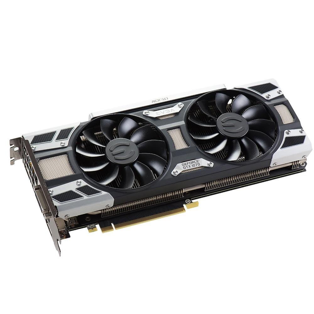 EVGA GeForce GTX 1070 グラフィックボード　2個 Placa de vídeo - NVIDIA GeForce GTX 1070 (8GB / PCI-E) - EVGA SC