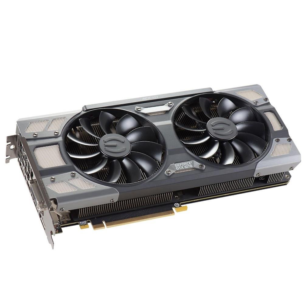 Placa de Vídeo EVGA NVIDIA GeForce GTX 1070 FTW Gaming 8GB, GDDR5 - 08G-P4-6276-KR