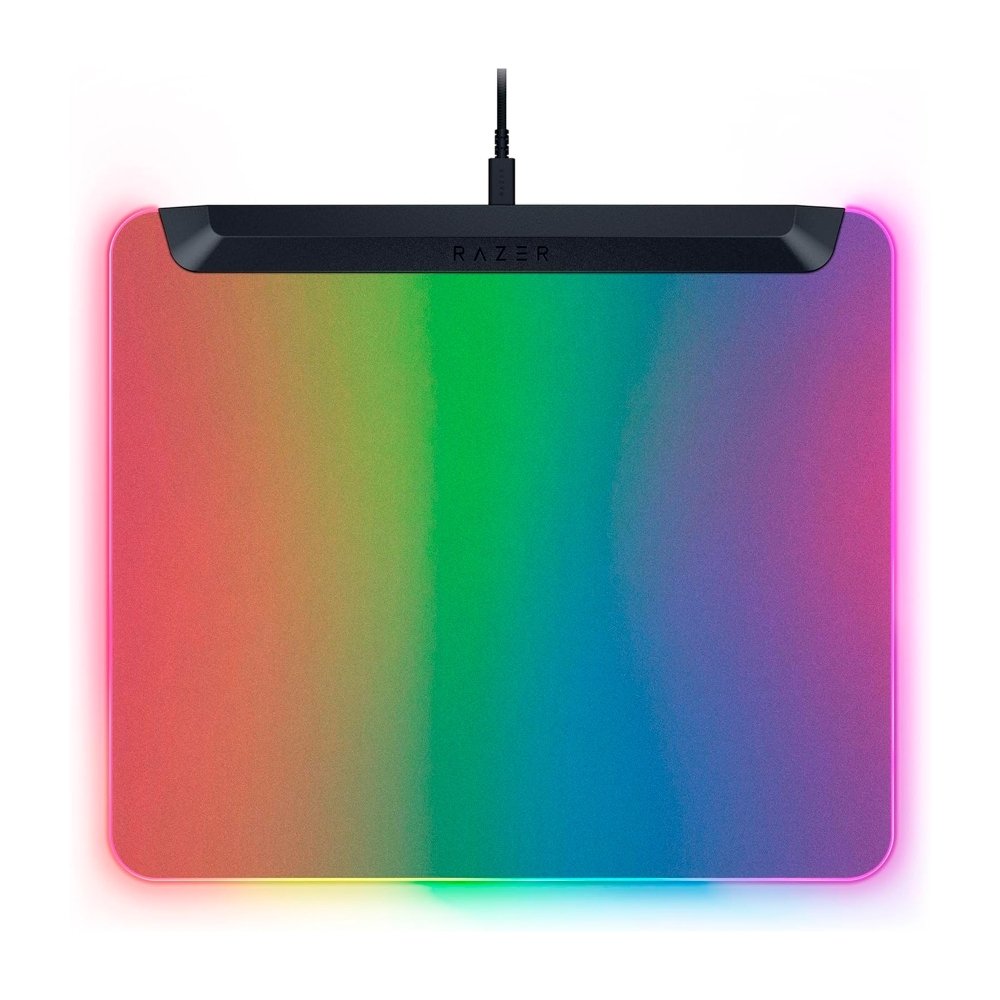 Mousepad Gamer Razer Firefly V2 Pro, RGB 15 Zonas Retroiluminado, Superfície Rígida Microtexturizada, Porta USB Passthrough, Preto - RZ02-04920100