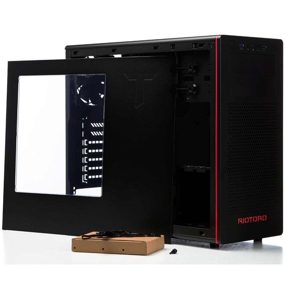 Imagem 3 de 10 do produto Gabinete RIOTORO ATX Window 2 Fan CR480