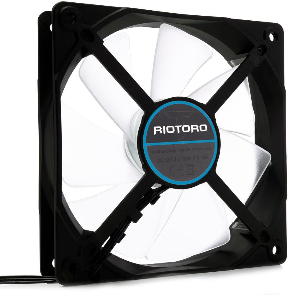 Imagem 2 de 3 do produto Cooler FAN RIOTORO Azul Led 12 cm FB120BLUE