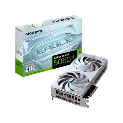  RTX 5060 Ti EAGLEOC ICE 8G Gigabyte NVIDIA GeForce, 8GB GDDR7, 128bits, DLSS, Ray Tracing - GV-N506TEAGLEOC ICE-8GD