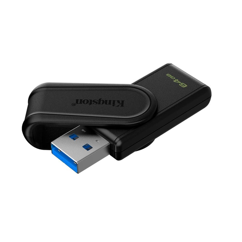 Pen Drive 64GB Kingston DataTraveler Exodia S, USB 3.2, Preto - DTXS/64GB