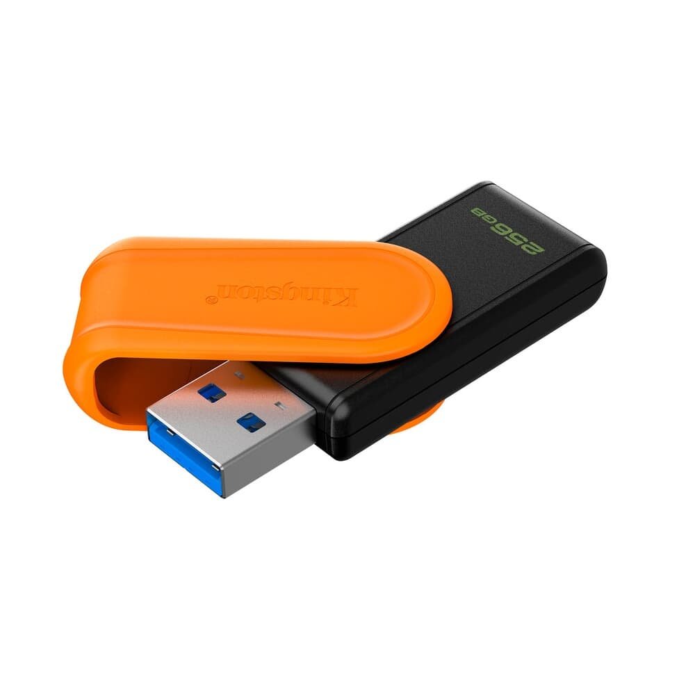 Pen Drive 256GB Kingston DataTraveler Exodia S, USB 3.2, Laranja - DTXS/256GB