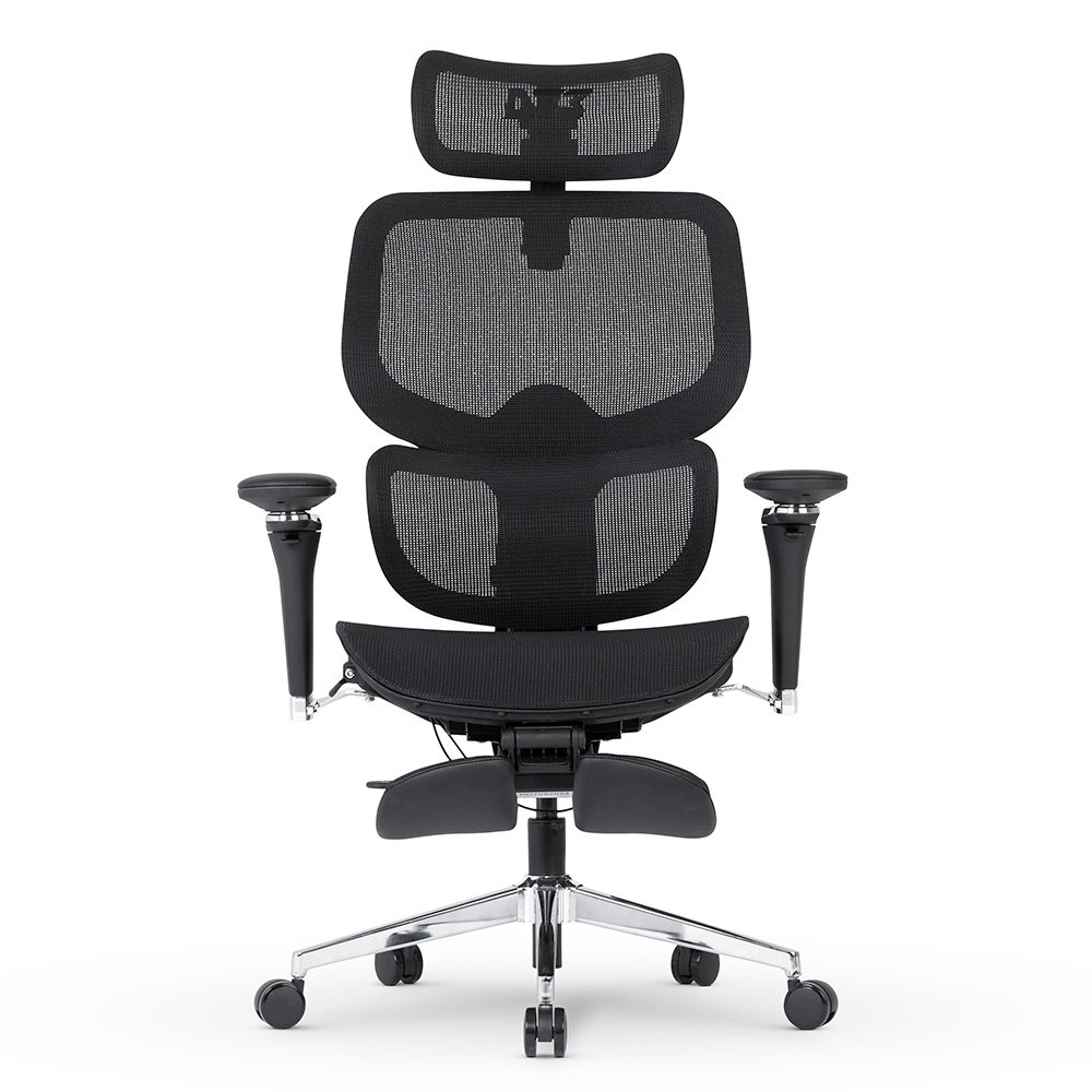 Cadeira de Escritório Ergonômica DT3 Ergonomie FT, Até 160kg, Reclinável, Braço 5D, Cilindro de Gás Claase 4, Preto - 14435-7