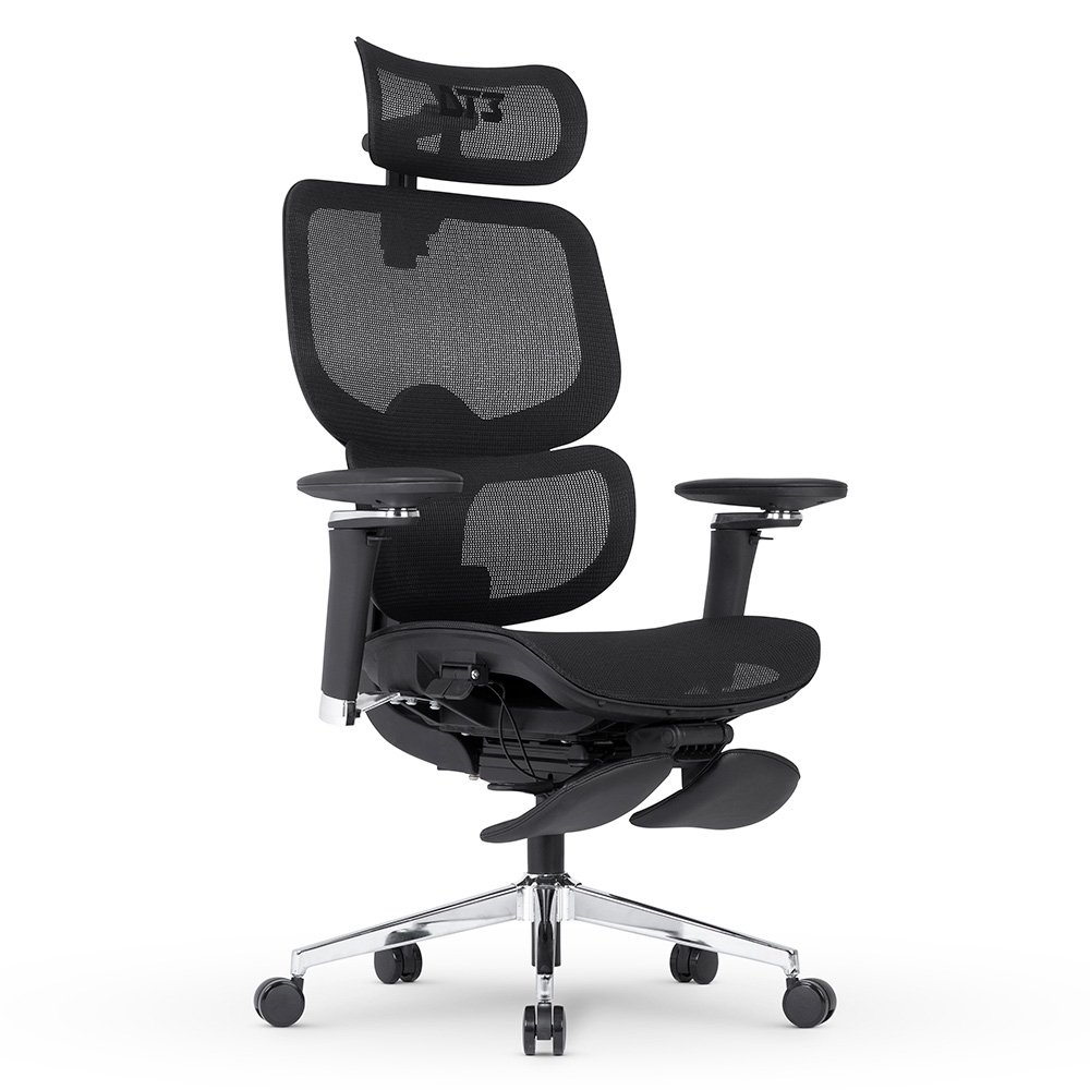 Cadeira de Escritório Ergonômica DT3 Ergonomie FT, Até 160kg, Reclinável, Braço 5D, Cilindro de Gás Claase 4, Preto - 14435-7 - view 3