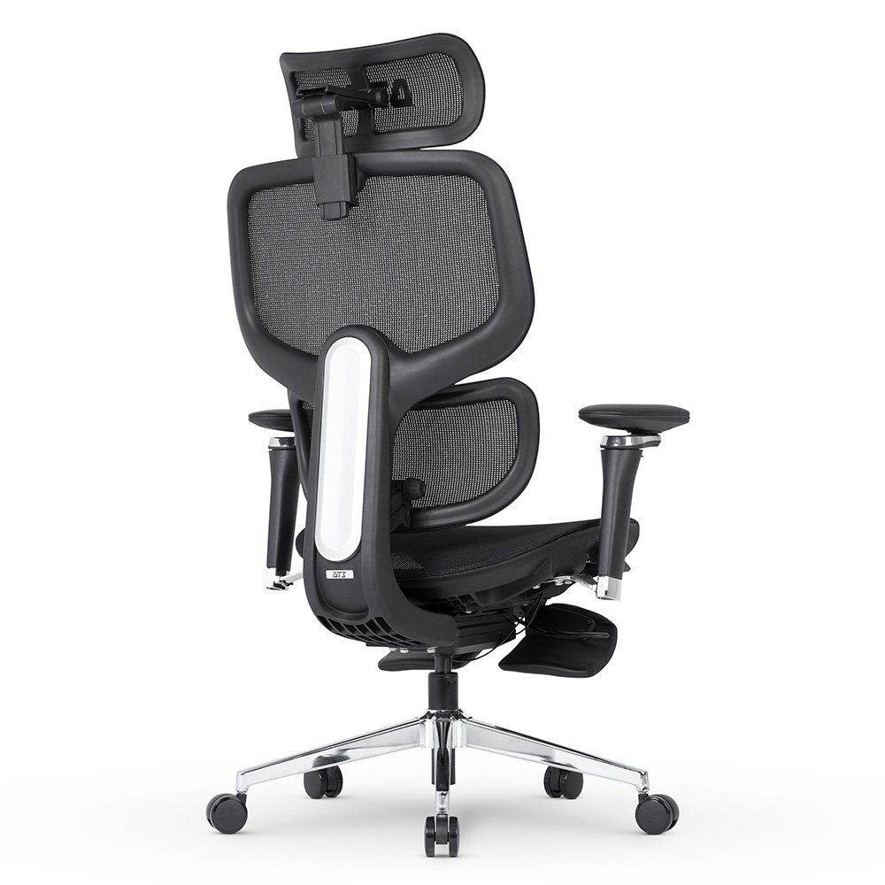Cadeira de Escritório Ergonômica DT3 Ergonomie FT, Até 160kg, Reclinável, Braço 5D, Cilindro de Gás Claase 4, Preto - 14435-7 - view 4