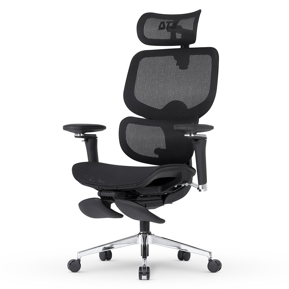 Cadeira de Escritório Ergonômica DT3 Ergonomie FT, Até 160kg, Reclinável, Braço 5D, Cilindro de Gás Claase 4, Preto - 14435-7 - view 5