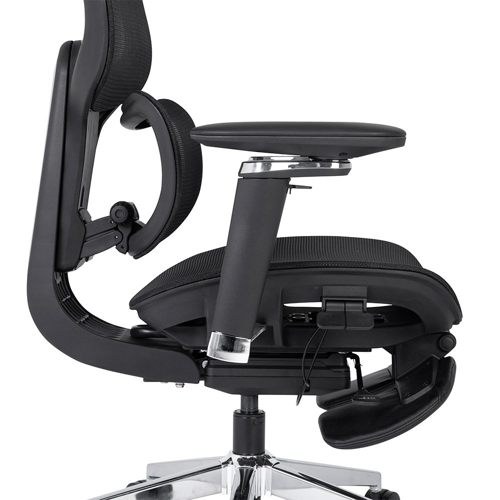 Cadeira de Escritório Ergonômica DT3 Ergonomie FT, Até 160kg, Reclinável, Braço 5D, Cilindro de Gás Claase 4, Preto - 14435-7 - view 6