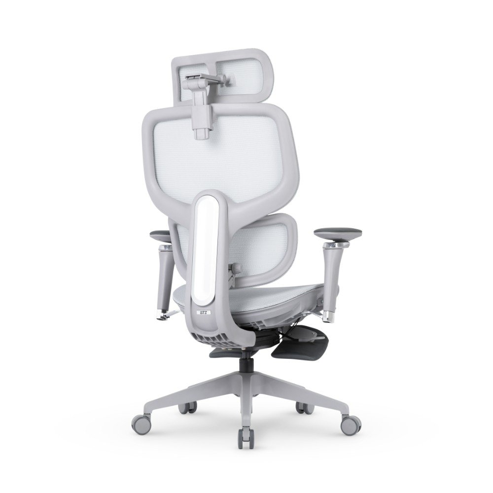 Imagem 3 de 7 do produto Cadeira Office DT3 Ergonomie FT, Até 160kg, Reclinável, Braço 5D, Cilindro de Gás Claase 4, Cinza - 14436-8