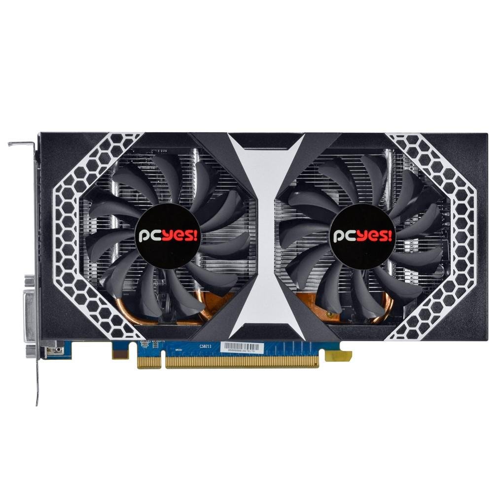 Imagem 2 de 5 do produto Placa de Vídeo VGA AMD PcYes RADEON R7 260X 2GB GDDR5 128Bits Hammer Dual-FAN H260XQM2GD