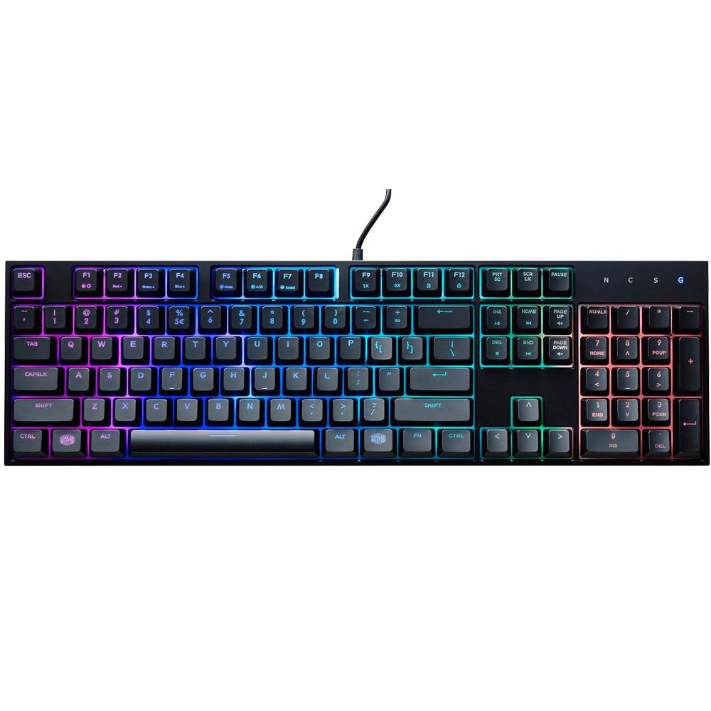 Imagem 8 de 10 do produto Kit Teclado+Mouse Gaming Coolermaster MasterKeys Lite L Combo RGB - SGB-3040-KKMF1-BR