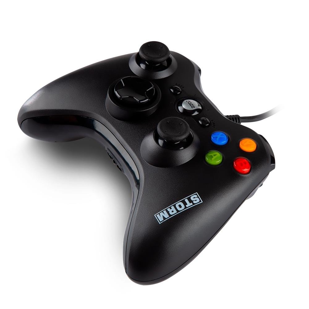 Controle Dazz Storm Dualshock Xbox 360/PC 624518 Controle Dazz Storm Dualshock Xbox 360/PC 624518