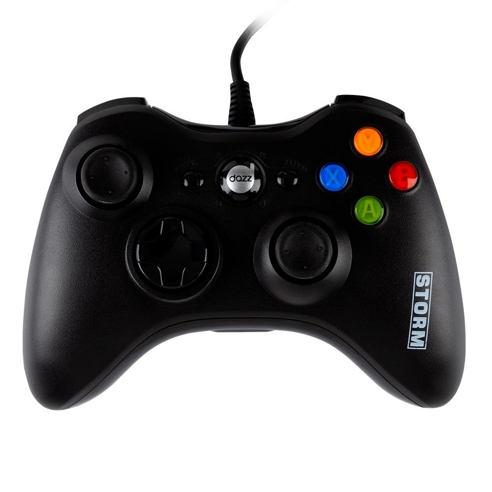 Controle Dazz Storm Dualshock Xbox 360/PC 624518