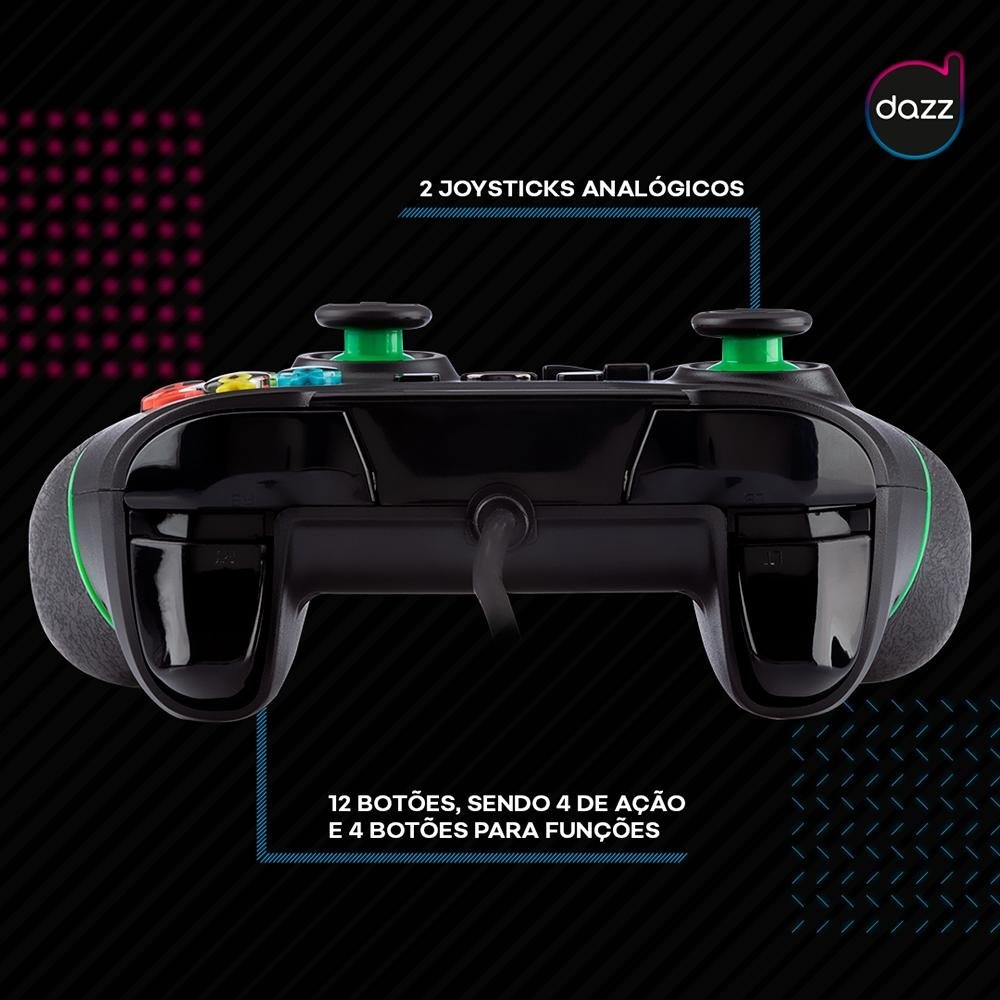 Controle Dazz Hurricane Dualshock Xbox One 624522