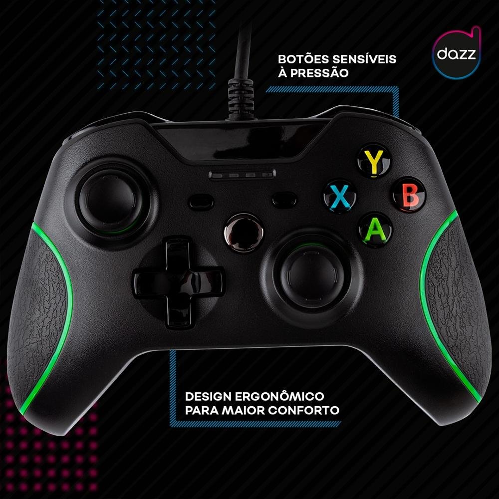 Controle Dazz Hurricane Dualshock Xbox One 624522