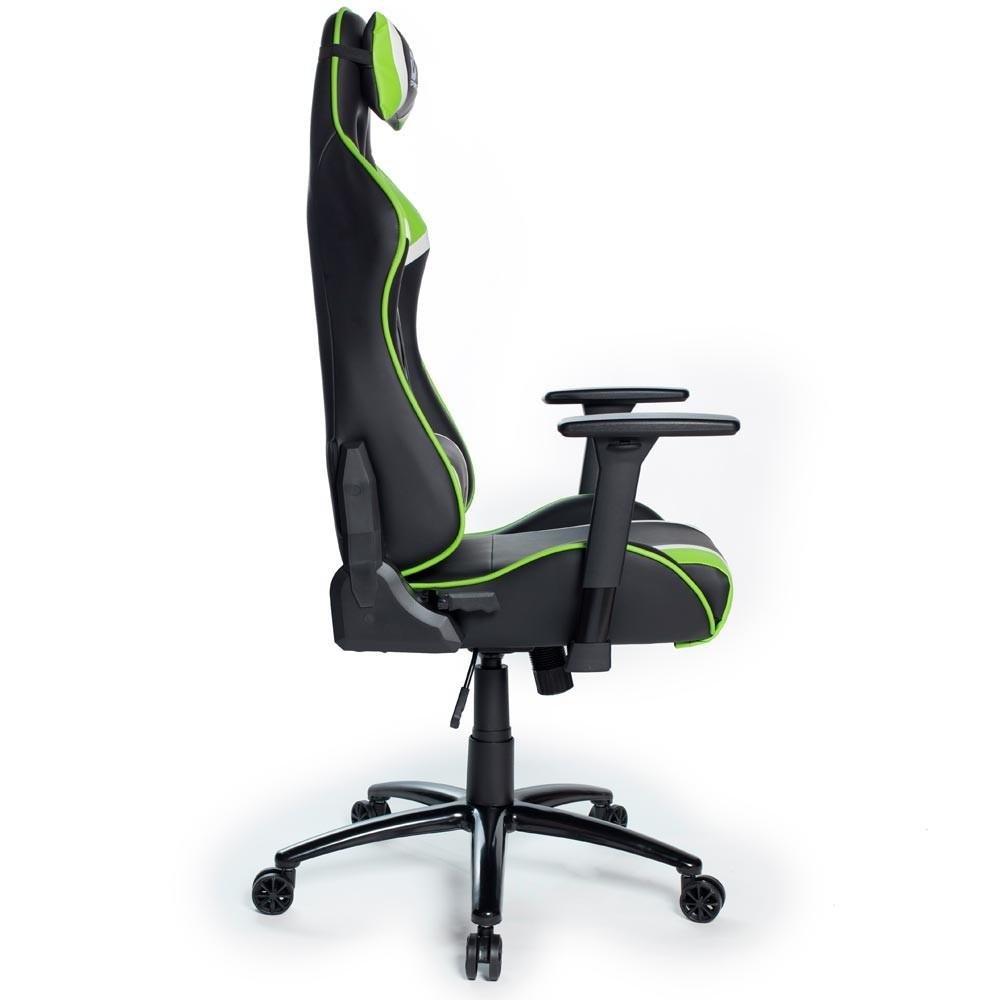 Imagem 2 de 7 do produto Cadeira Gamer DT3sports Modena, Black Green - 10502-8