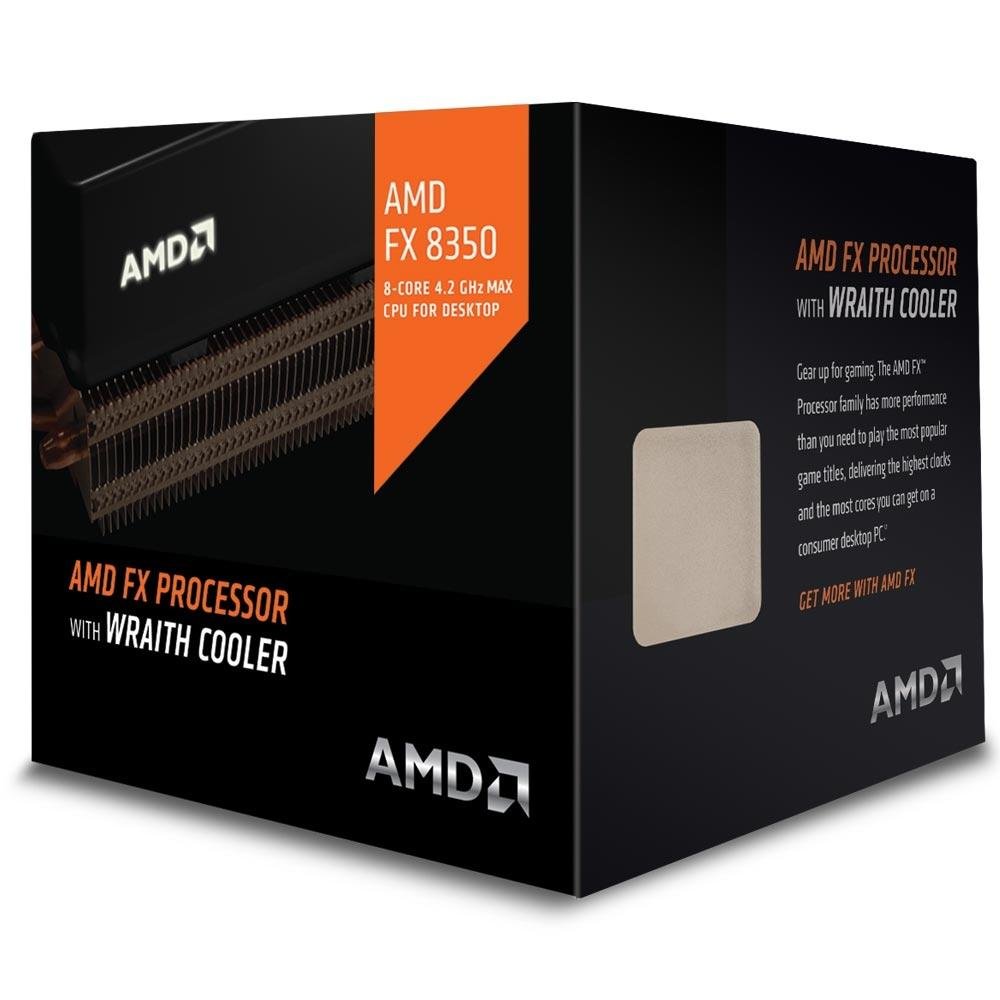 Processador AMD FX-8350 Vishera c/ Wraith Cooler, Cache 16MB, 4.0GHz (4.2Ghz Max Turbo) AM3+ FD8350FRHKHBX Processador AMD FX-8350 Vishera c/ Wraith Cooler, Cache 16MB, 4.0GHz (4.2Ghz Max Turbo) AM3+ FD8350FRHKHBX