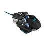 Mouse Gamer Multilaser Warrior Mecânico 4000DPI 7 Botões Preto com LED - MO246