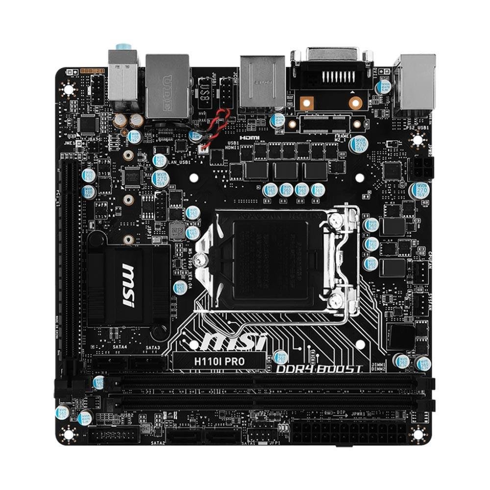 Imagem 5 de 5 do produto Placa-Mãe MSI p/ Intel LGA 1151 Mini-ITX H110I PRO DDR4