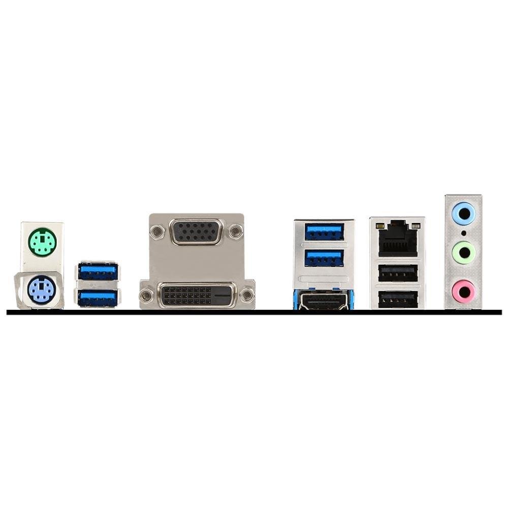 Placa-Mãe MSI H110M Gaming, Intel LGA 1151, mATX, DDR4, Preto e Vermelho - H110M GAMING Placa-Mãe MSI H110M Gaming, Intel LGA 1151, mATX, DDR4, Preto e Vermelho - H110M GAMING