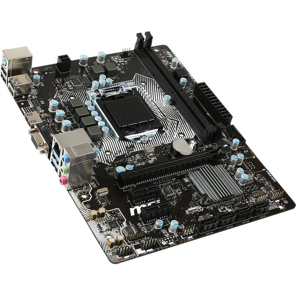 Placa-Mãe MSI p/ Intel LGA 1151 mATX H110M PRO-VH DDR4