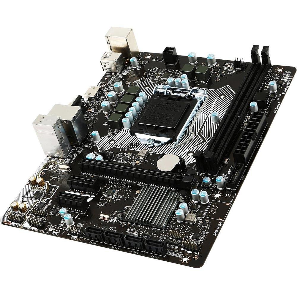 Placa-Mãe MSI p/ Intel LGA 1151 mATX H110M PRO-VH DDR4